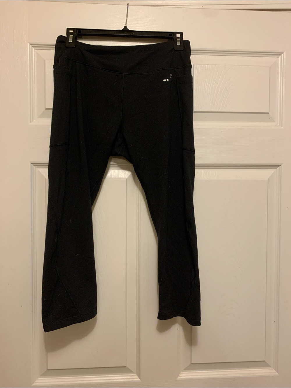 Black Active Leggings with Side Pockets